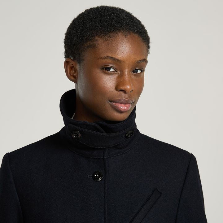 Empral Wool Trenchcoat Dunkelblau G STAR DE