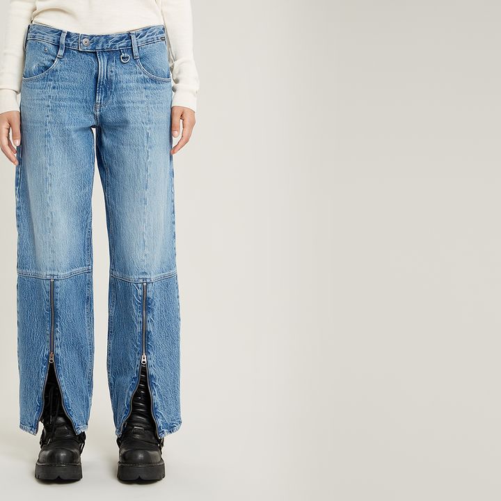 Judee Biker Low Waist Loose Jeans | Light blue | G-STAR® US