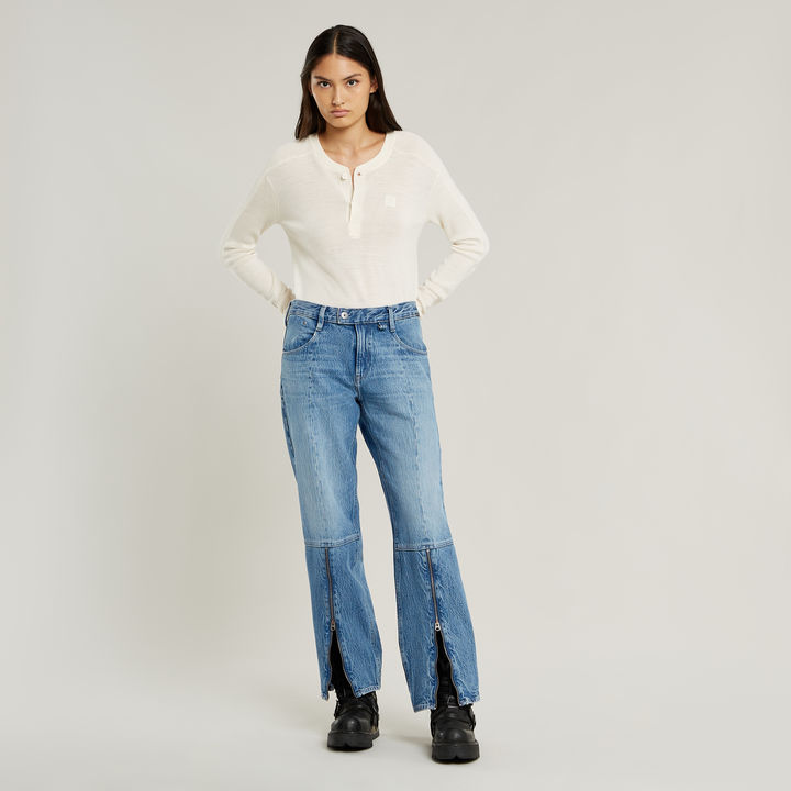 Judee Biker Low Waist Loose Jeans | Light blue | G-STAR® US