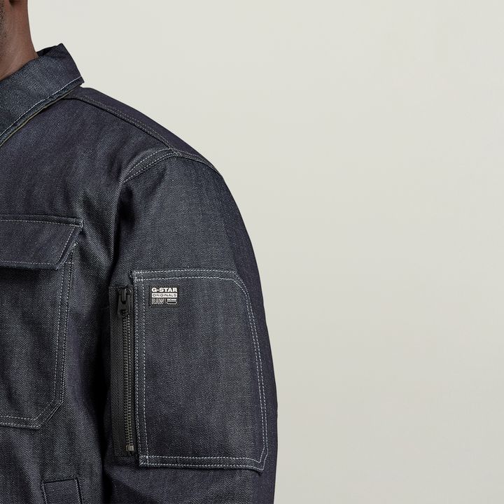 Deck Padded Denim Jacket | Dark blue | G-STAR® US