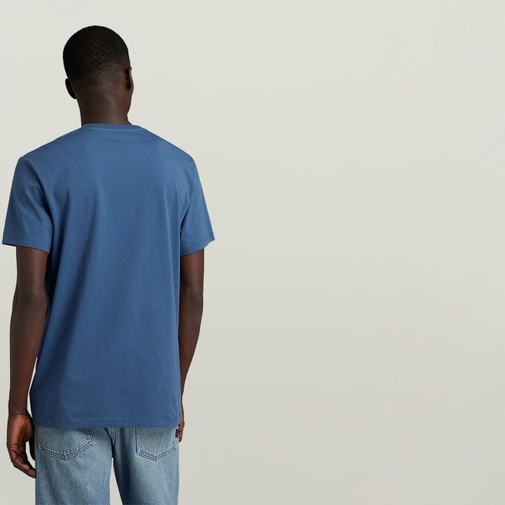 RAW. Felt T-Shirt | Medium blue | G-STAR® US