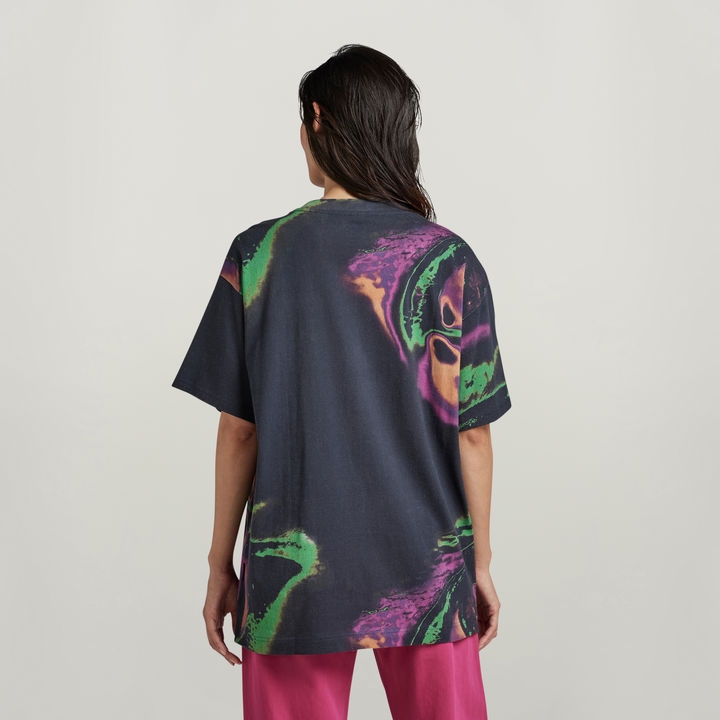 Printed Boxy U T-Shirt | Multi color | G-STAR® TW