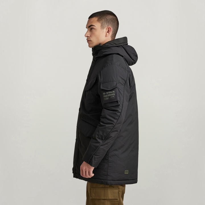Vodan Padded Hooded Jacket | Black | G-STAR® US