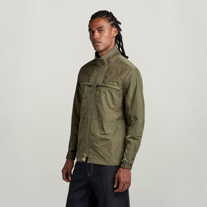 ジャケット・アウター G-STAR ROW Unisex Fabric Mix Overshirt