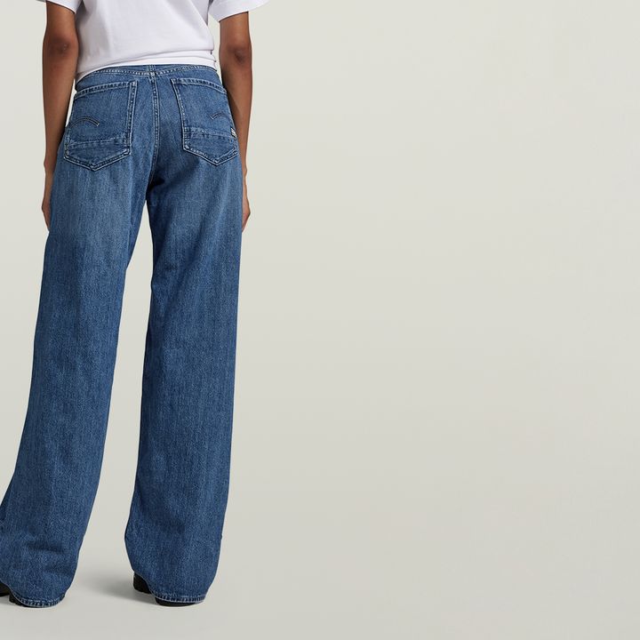 Stray Ultra High Loose Jeans | Medium blue | G-STAR® IT