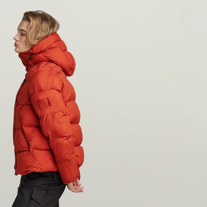 Whistler Short Puffer Jacket | Orange | G-STAR® US