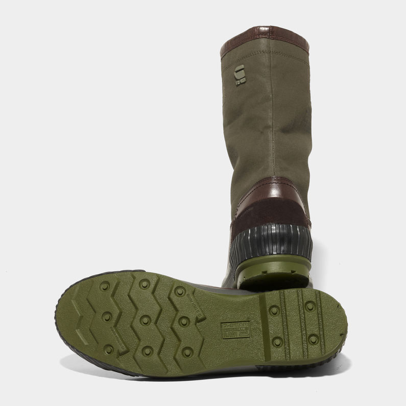 G-STAR® sherpa jutland/lthr & wax cttn canv/drk Brown