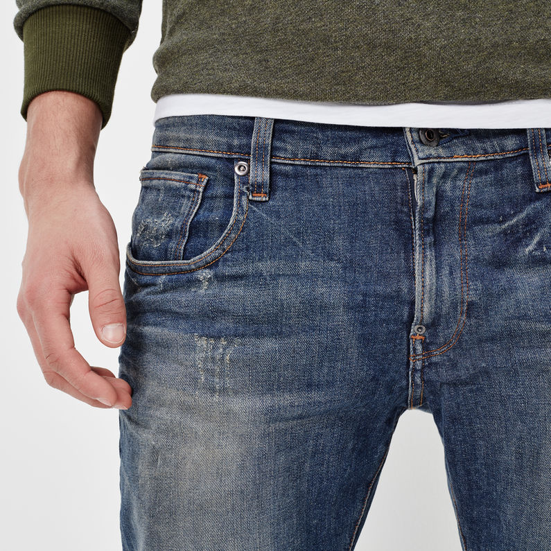 G-STAR® Revend Super Slim Jeans Donkerblauw
