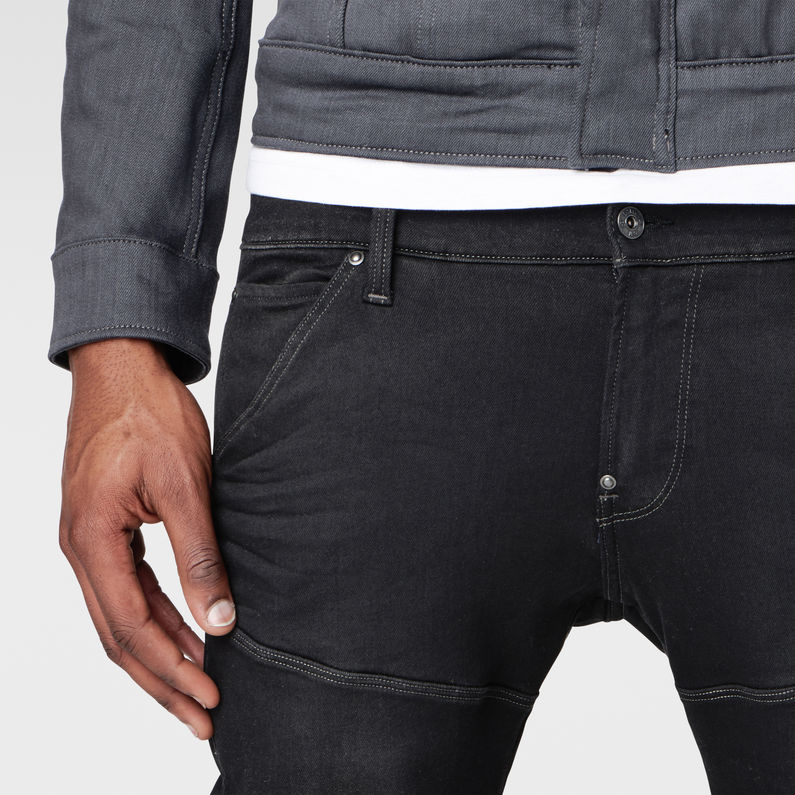 G-STAR® 5620 G-Star Elwood 3D Super Slim Jeans Black