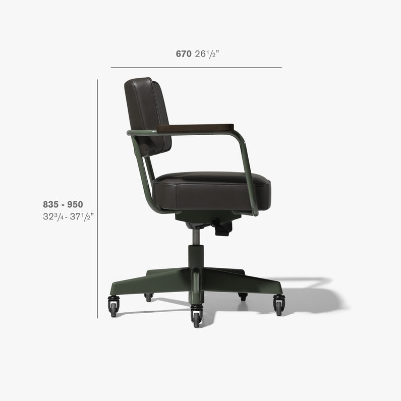 G-Star RAW® Prouv_ RAW Office Edition Fauteuil Direction Pivotant - Cuir 1951