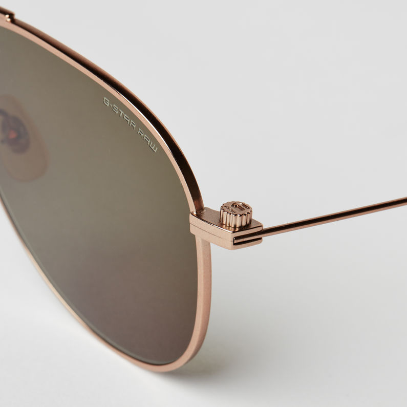 Metal Sniper Sunglasses | Copper Satin 