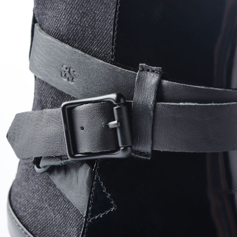 G-STAR® Romero Cheval Strap Shine Zwart detail