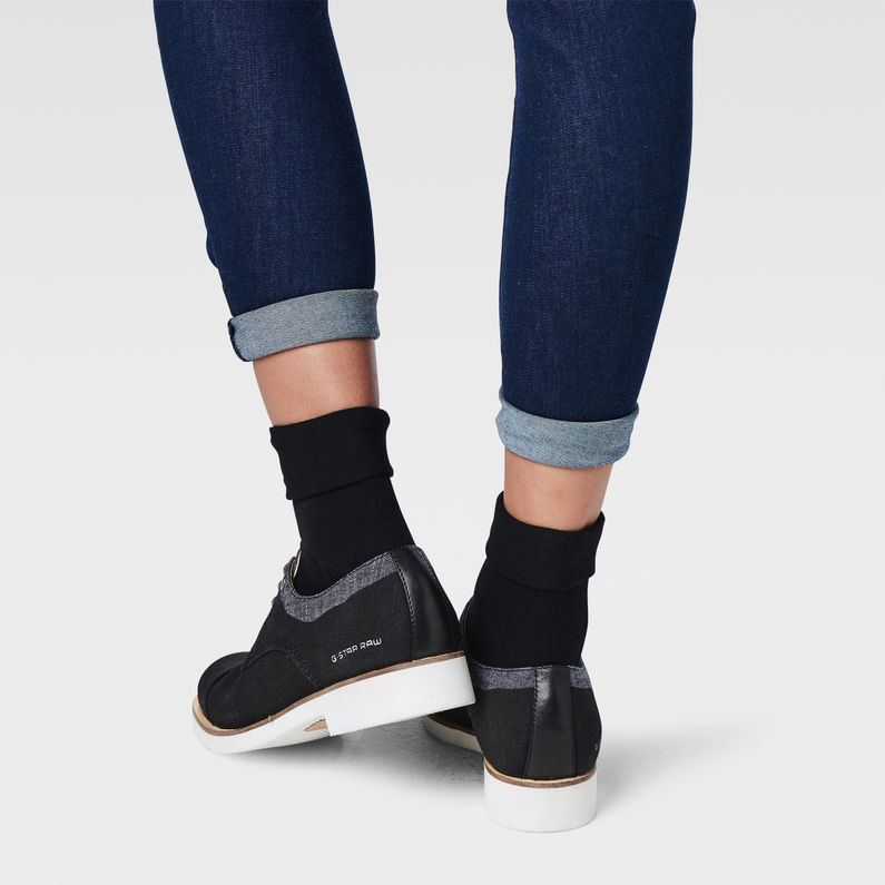 G-STAR® Eton Derby Cap Drill Black detail