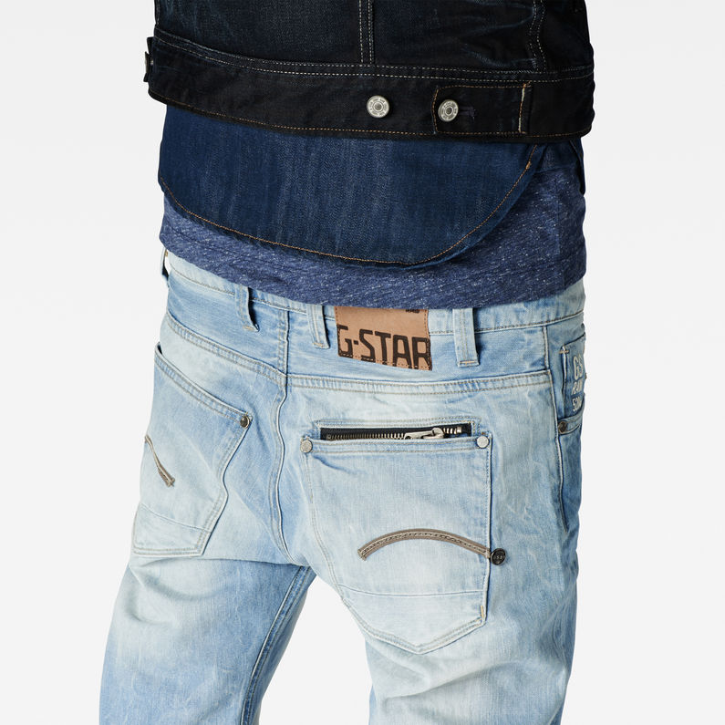 G-Star RAW® Attacc Low Straight Jeans Hellblau