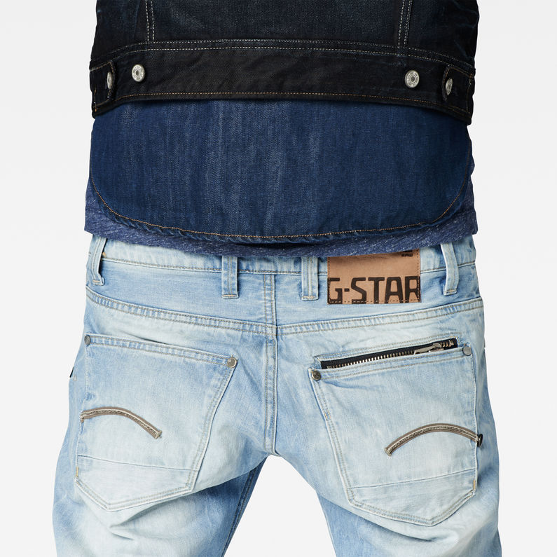 G-Star RAW® Attacc Low Straight Jeans Hellblau