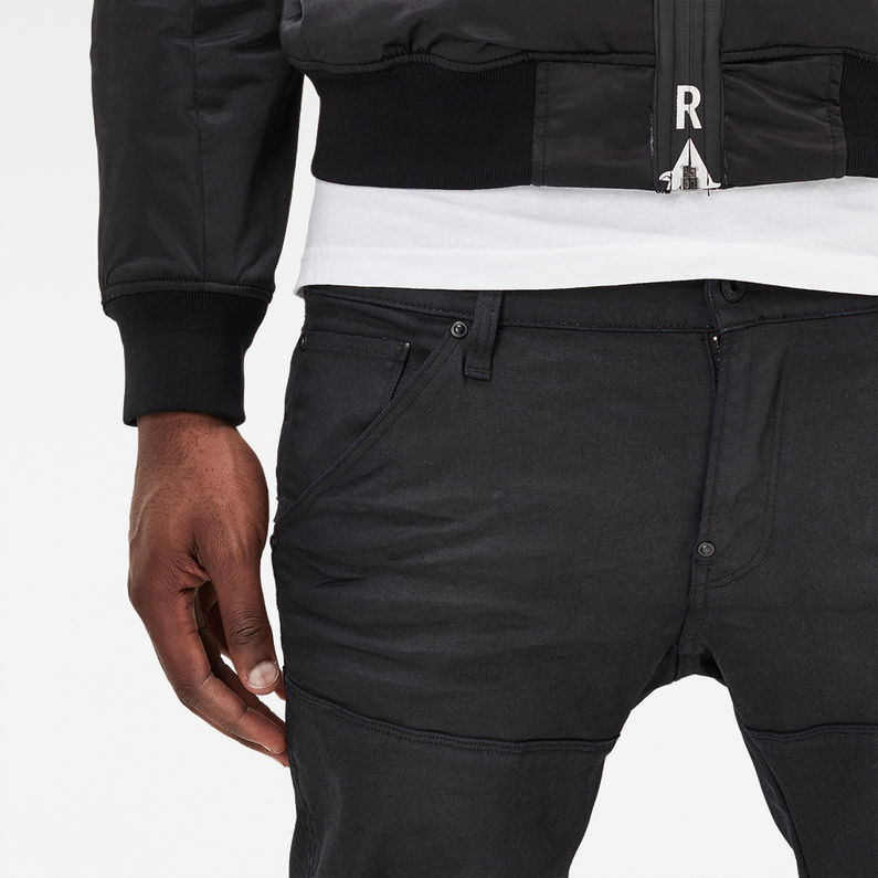 G-Star RAW® 5620 G-Star Elwood Afrojack Zip 3D Super Slim Jeans Noir