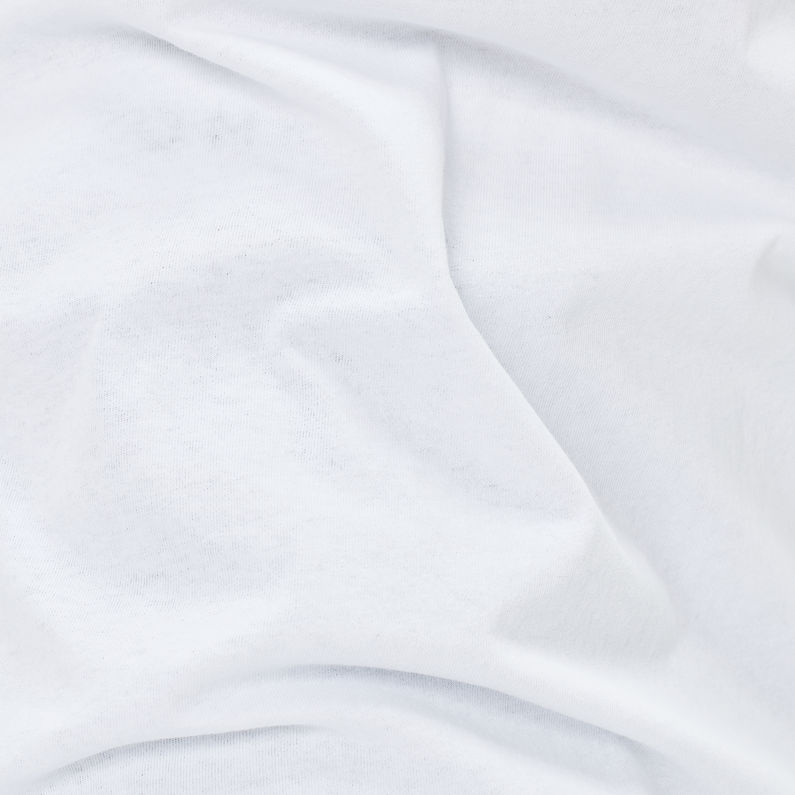 G-STAR® Afrojack Baseball Long T-Shirt Weiß