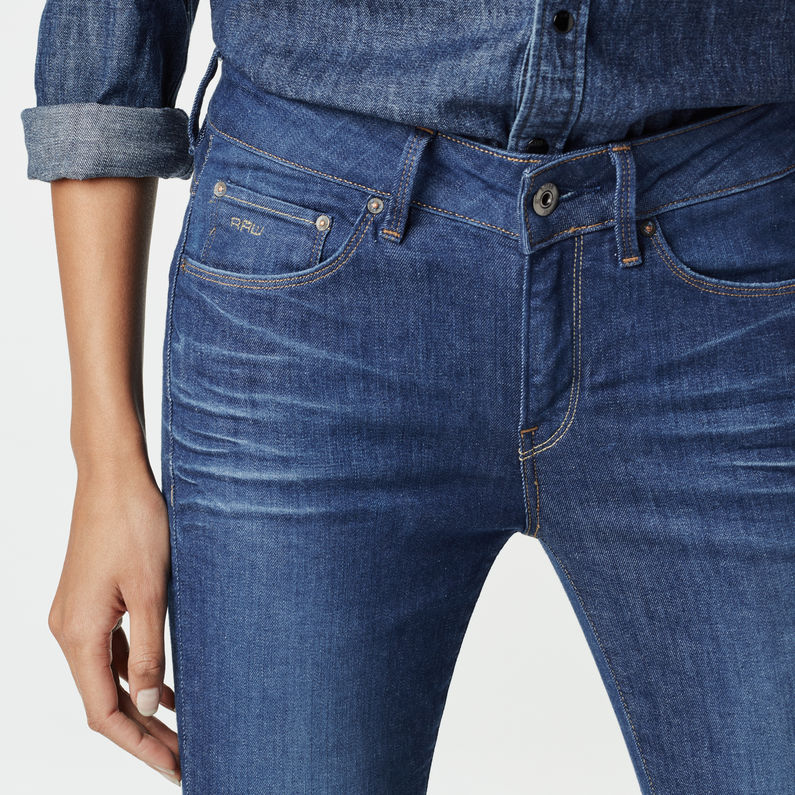 G-STAR® 3301 Contour High Waist Skinny Jeans Bleu foncé