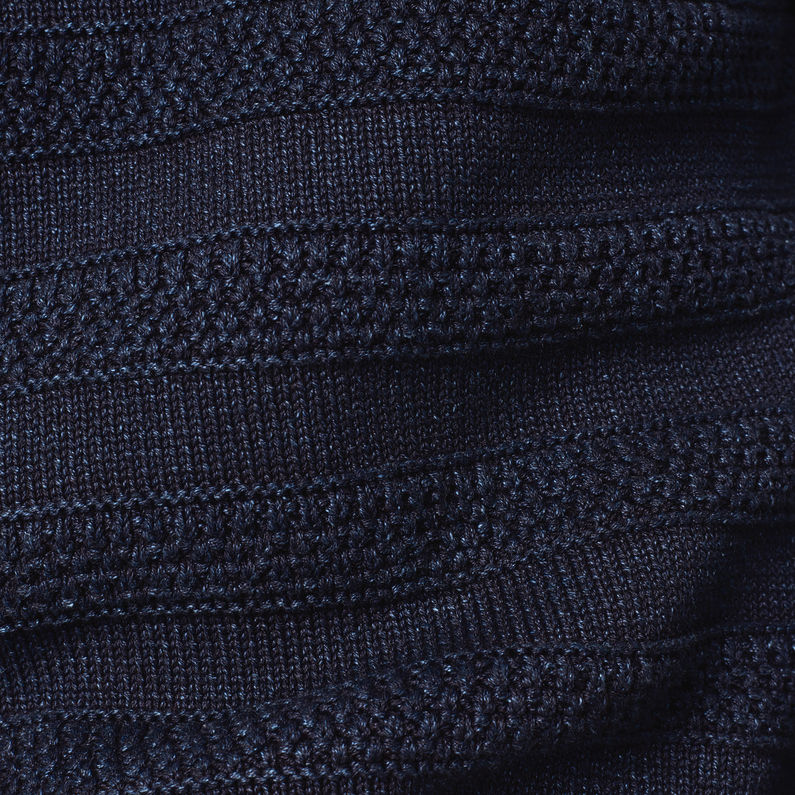 G-Star RAW® Dadin Indigo Knit Dark blue fabric shot