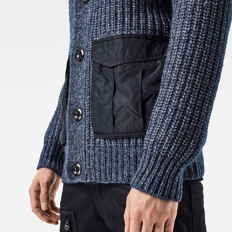 G-STAR® Rovic Heavy Cardigan Knit Dark blue