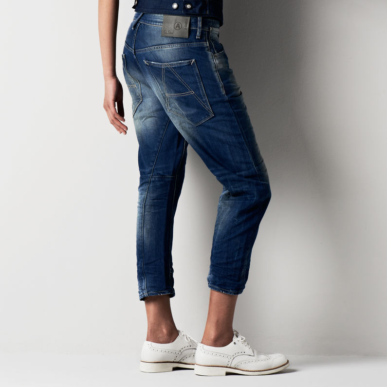 G-STAR® A-CROTCH LOOSE TAPERED Midden blauw