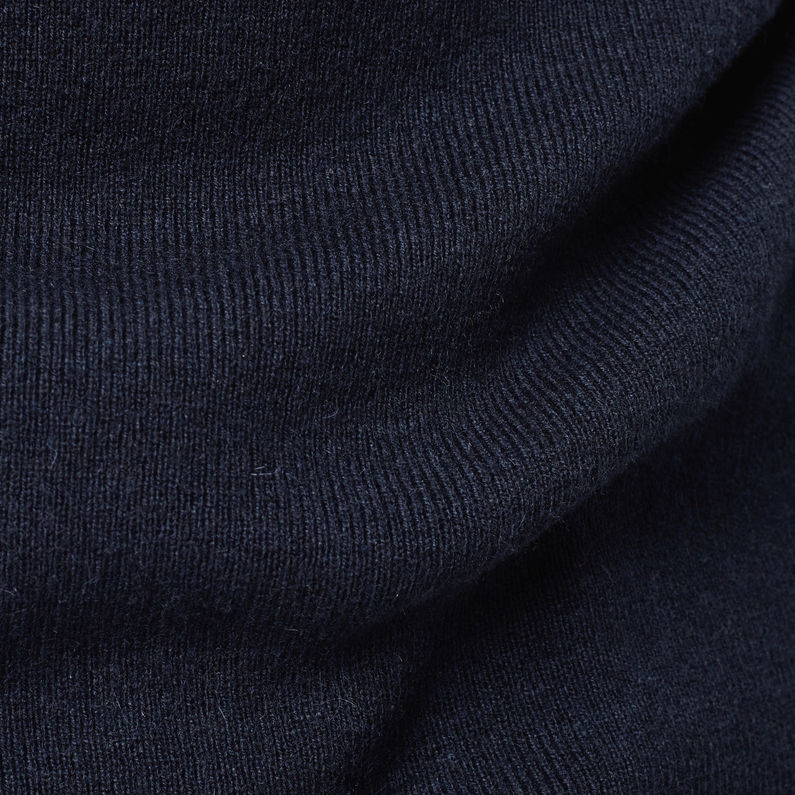 G-Star RAW® Dadin Art B Knit Bleu foncé fabric shot