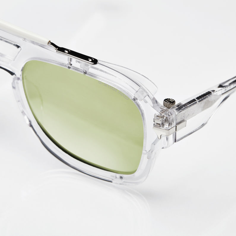 GAFAS DE SOL LIFESTYLE G-Star Raw SHAFT SCOTA - Gafas de sol hombre  black/solid green - Private Sport Shop