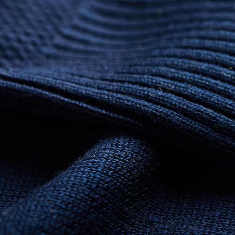 G-Star RAW® Bandalo Knit Bleu foncé fabric shot