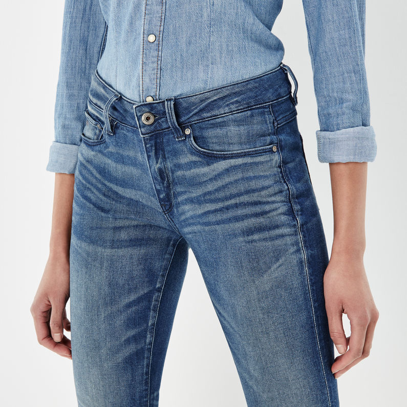 G-STAR® 3301 Contour High Waist Skinny Jeans Mittelblau