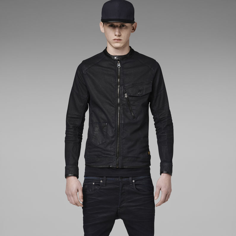 G-STAR® defend slim 3d/cmf pintt dnm/3D dk ag Dark blue detail shot