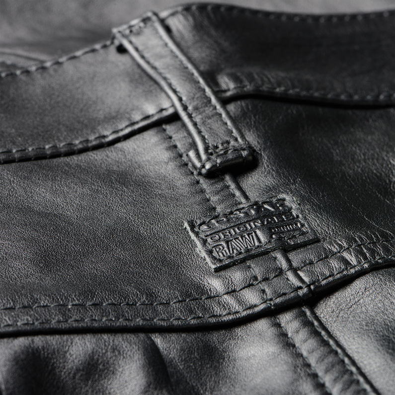 Leather 5620 3D Slim Pants | Black | G 