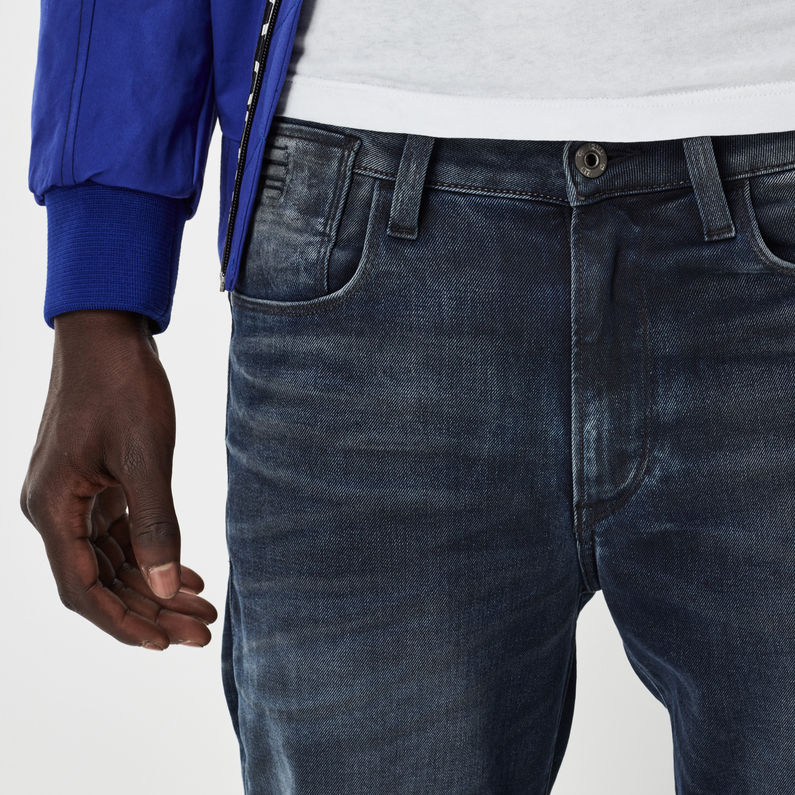 G-Star RAW® Type C Back Zip 3D Super Slim Jeans Bleu foncé