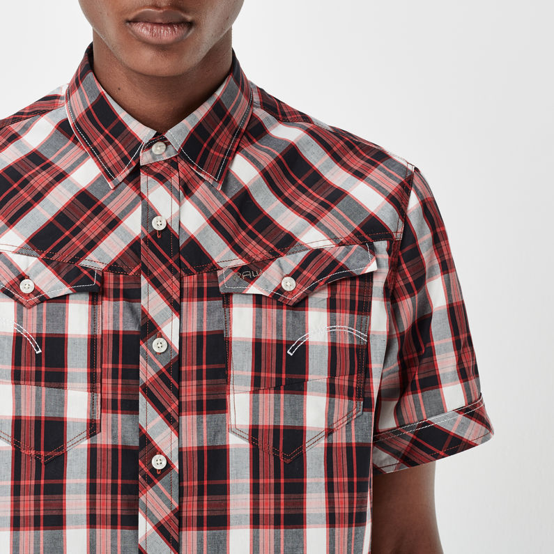G-STAR® Arc 3D Short Sleeve Shirt Red