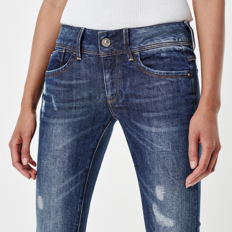 G-STAR® Lynn Mid Waist Skinny Jeans Midden blauw