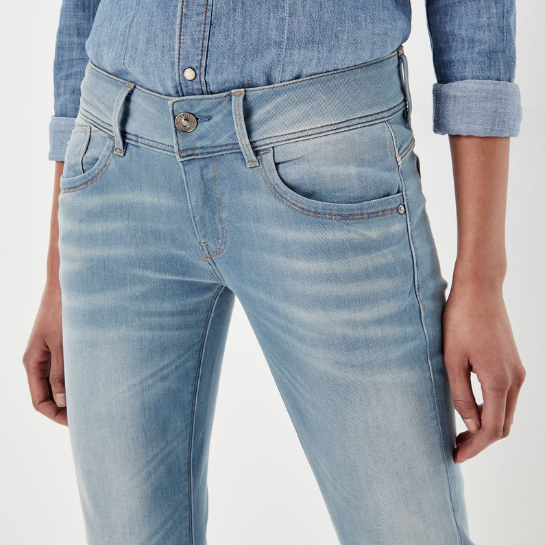 G-Star RAW® Lynn Mid Waist Skinny Jeans Azul claro