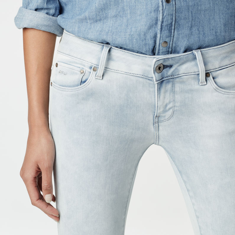 G-Star RAW® 3301 Low Waist Super Skinny Jeans Light blue