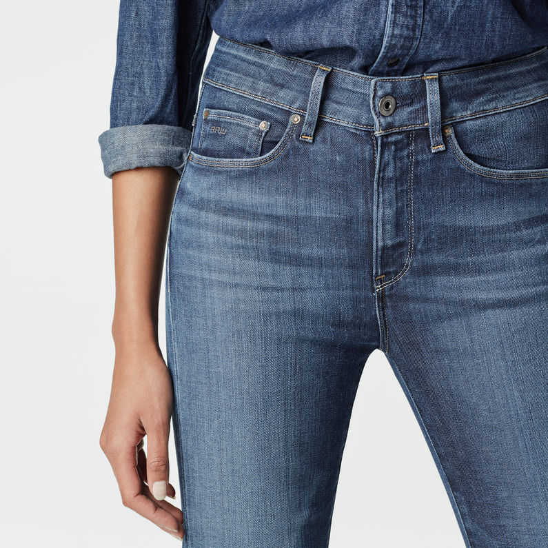 G-STAR® 3301 High Waist Super Skinny Jeans Bleu foncé