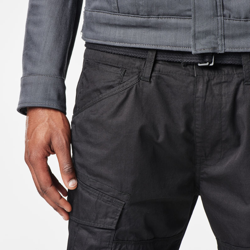 G-STAR® Rovic Belt Loose Pants Schwarz detail shot