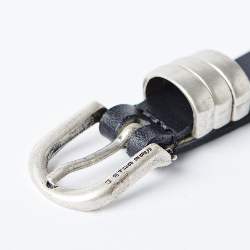 G-Star RAW® Claro Belt Negro detail shot buckle