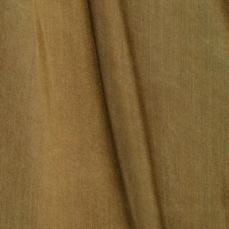 G-STAR® Rovic Shirt Dress Green fabric shot