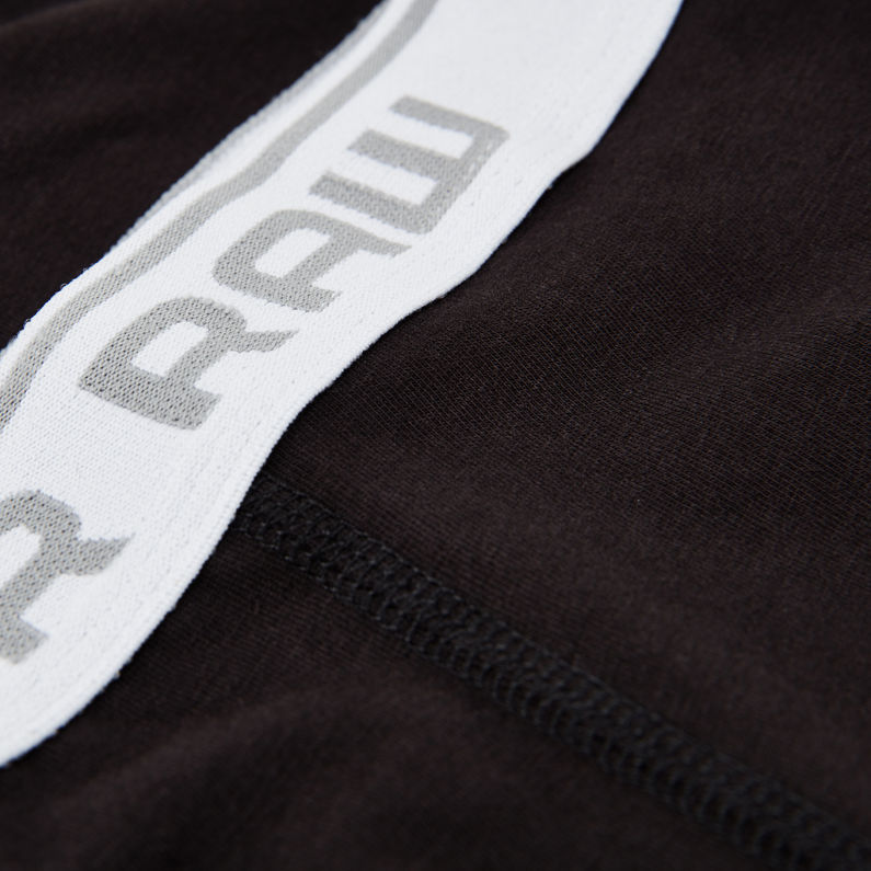 G-Star RAW® Sport Trunks 3-Pack Black detail shot