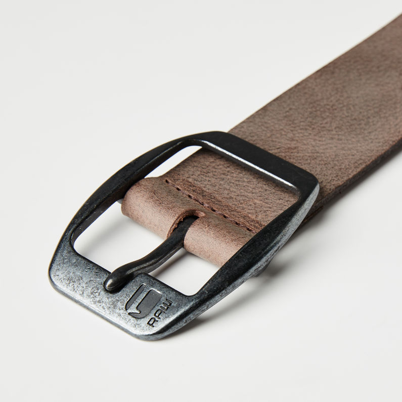 G-STAR® Ladd Belt Beige detail shot buckle
