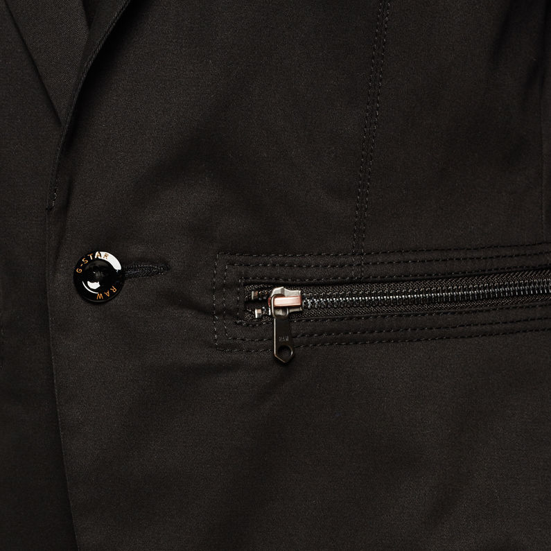 G-Star RAW® Core Slim Blazer Black detail shot