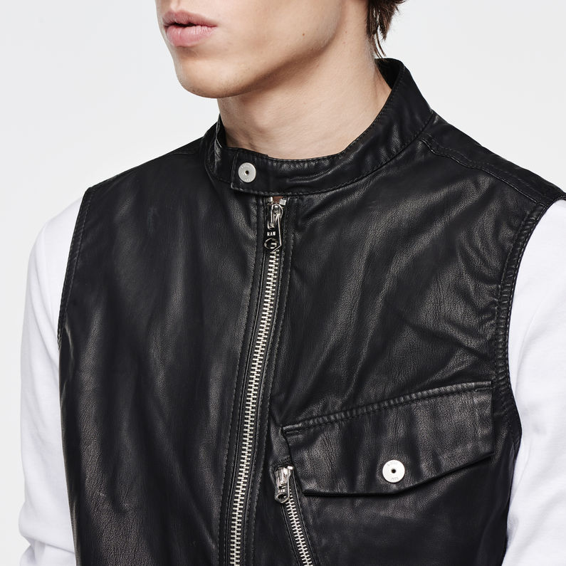 G-STAR® Revend Slim 3D Sleeveless Jacket Schwarz