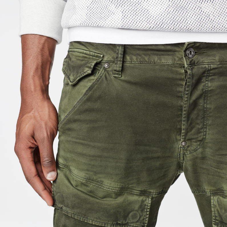 G-STAR® Air Defence 5620 3D Slim Pants Green detail shot