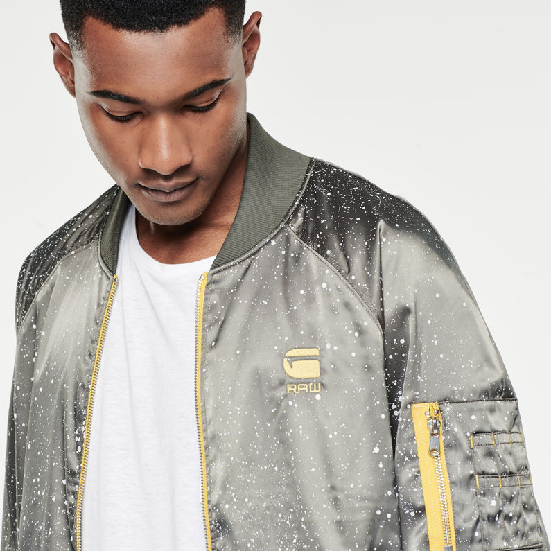 Splatter Bomber Jacket