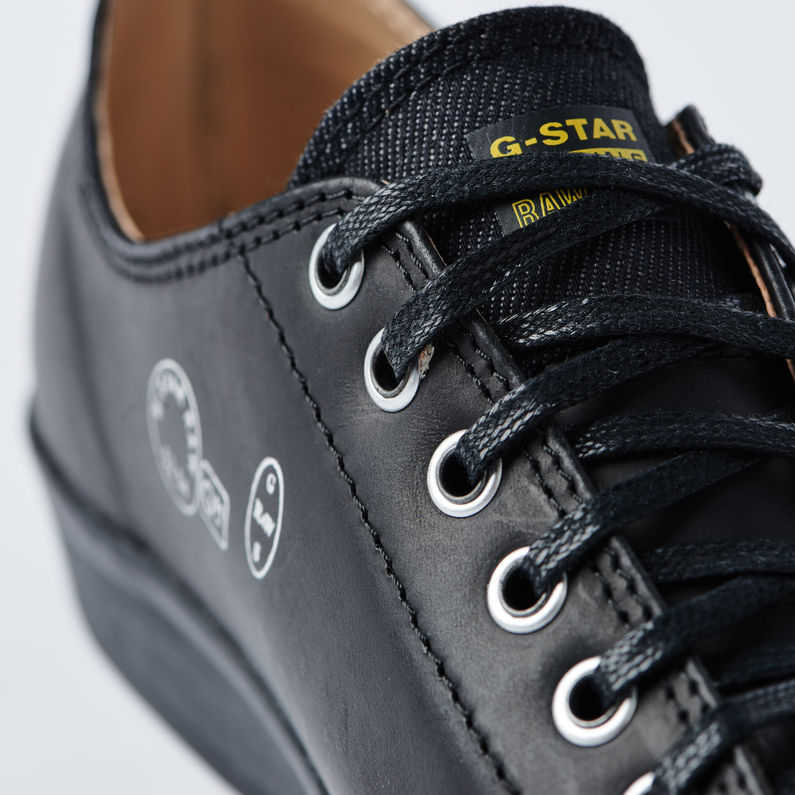 G-Star RAW® Plateau Blazon Shine Zwart detail shot