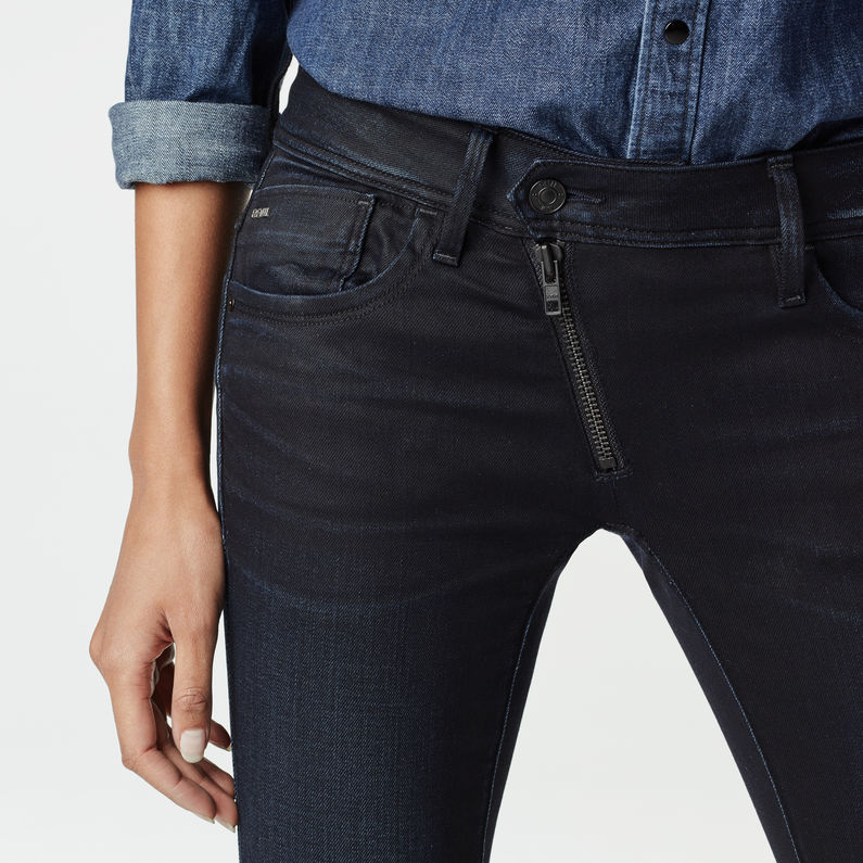G-STAR® Lynn Custom Mid Waist Skinny Jeans Dunkelblau