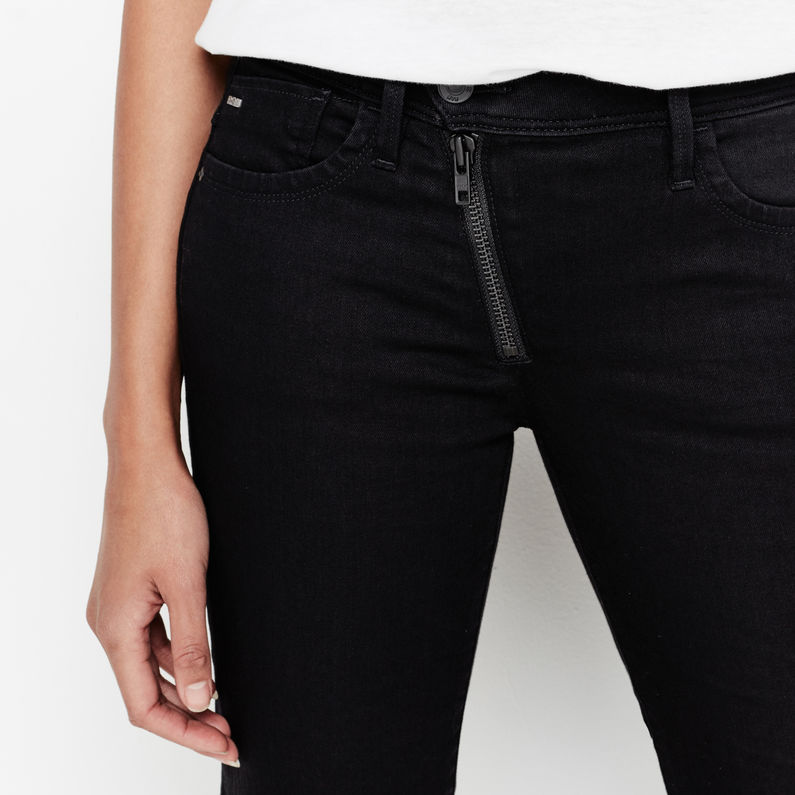 G-STAR® Lynn Zip High Flare Jeans Donkerblauw