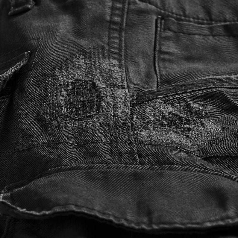 G-STAR® Rovic zip ART 3D tapered Black detail shot buckle